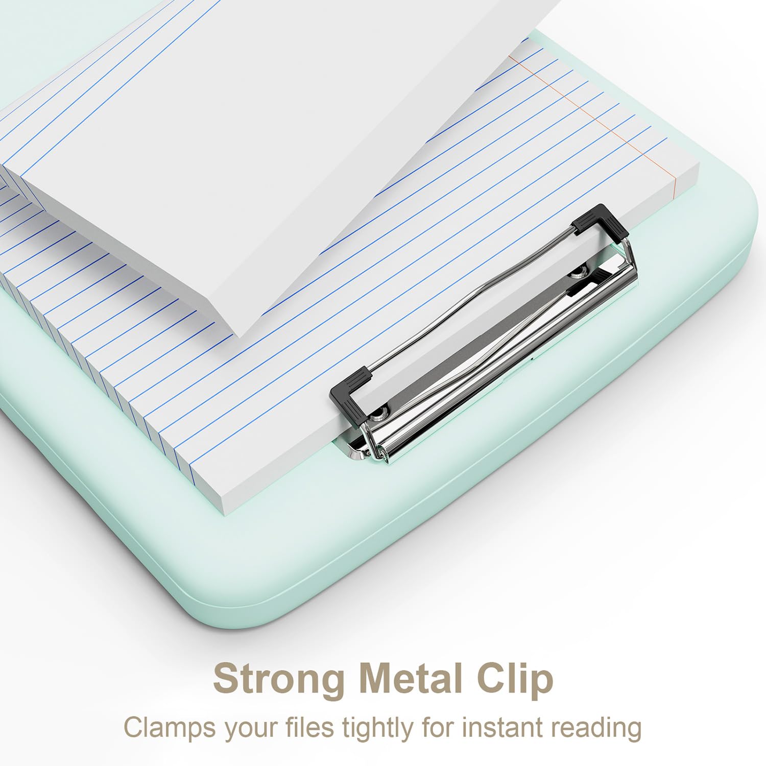 Piasoenc Clipboard with Storage, 8.5x11 Storage Clipboards with Pen Holder and A4 Legal Paper Folder, Heavy Duty Plastic - Image 4