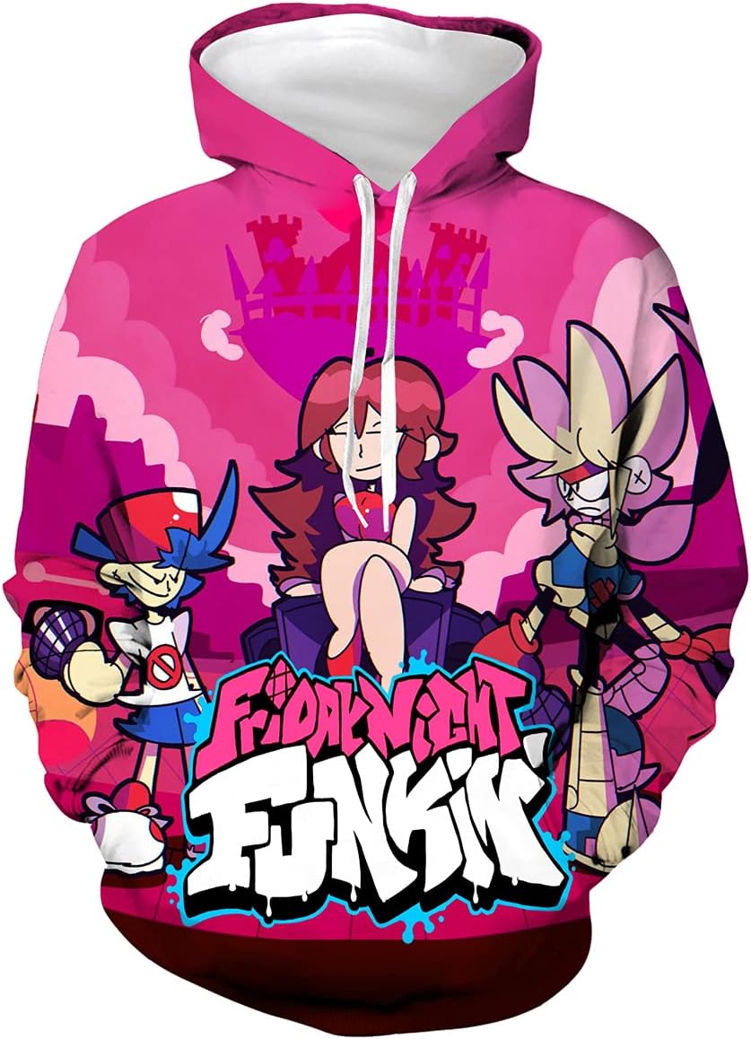 Friday Night 3D Printed Cosplay Hoodie Sweatershirt
