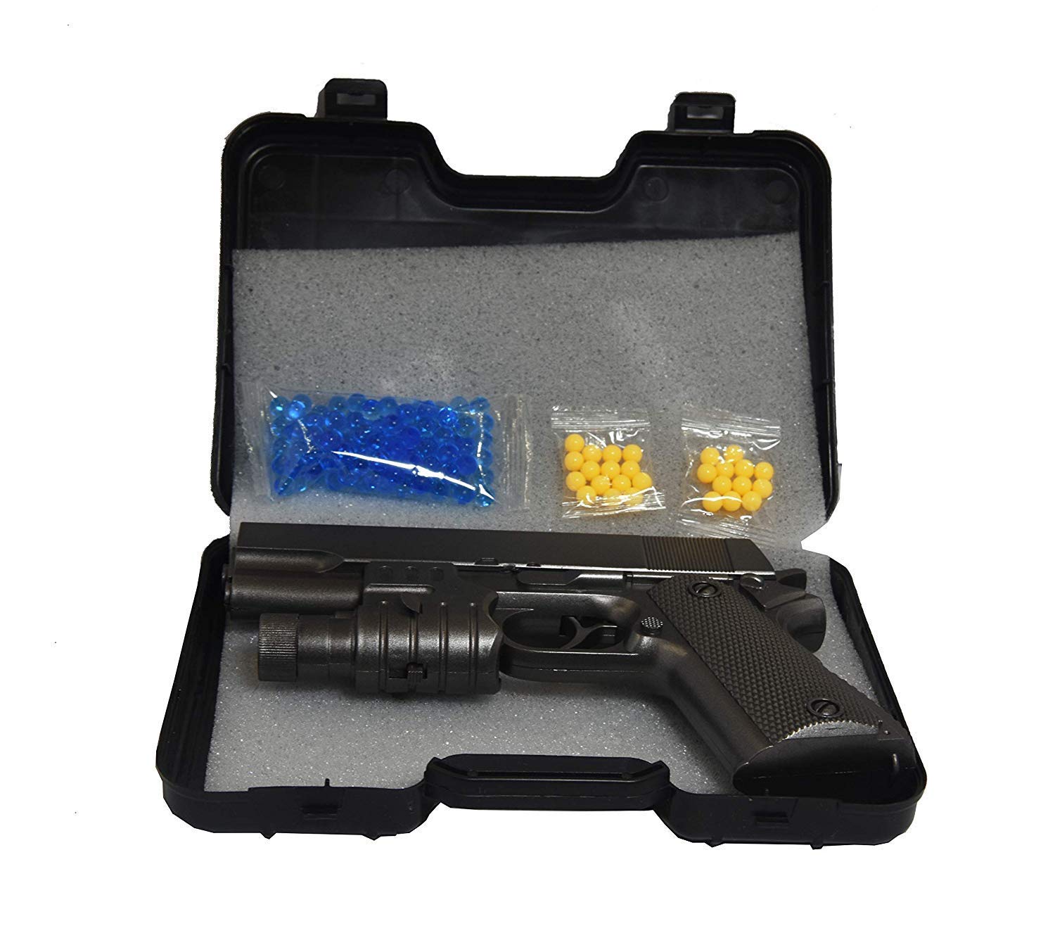 Buy Indusbay Plastic 2 In 1 Police Pistol Bb Bullet Gun With Laser