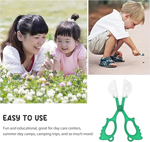 Miniatura 7 de Supvox 5 pinzas para atrapar insectos, pinzas para niños (azul, rosa, naranja, amarillo, verde estilo mixto)