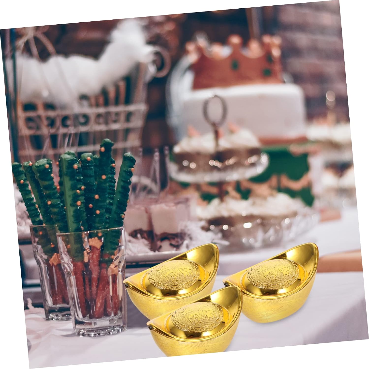Cabilock Golden Candy Box 20 Pcs PP Decorative Food Packaging image 4