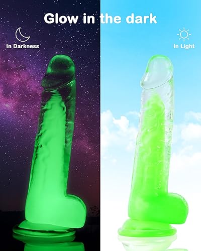 Miniatura 6 de 2 paquetesConsolador vaginal anal pequeño y luminoso para principiantes, consolador vaginal anal que brilla en la oscuridad con ventosa fuerte manos