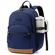 LOVEVOOK Laptop Backpack for Women Men, Waterproof School Backpack for High School College, Large Capacity Travel Bookbag with Luggage Sleeve, Chest Strap & Water Bottle Pocket, 17.3 inch