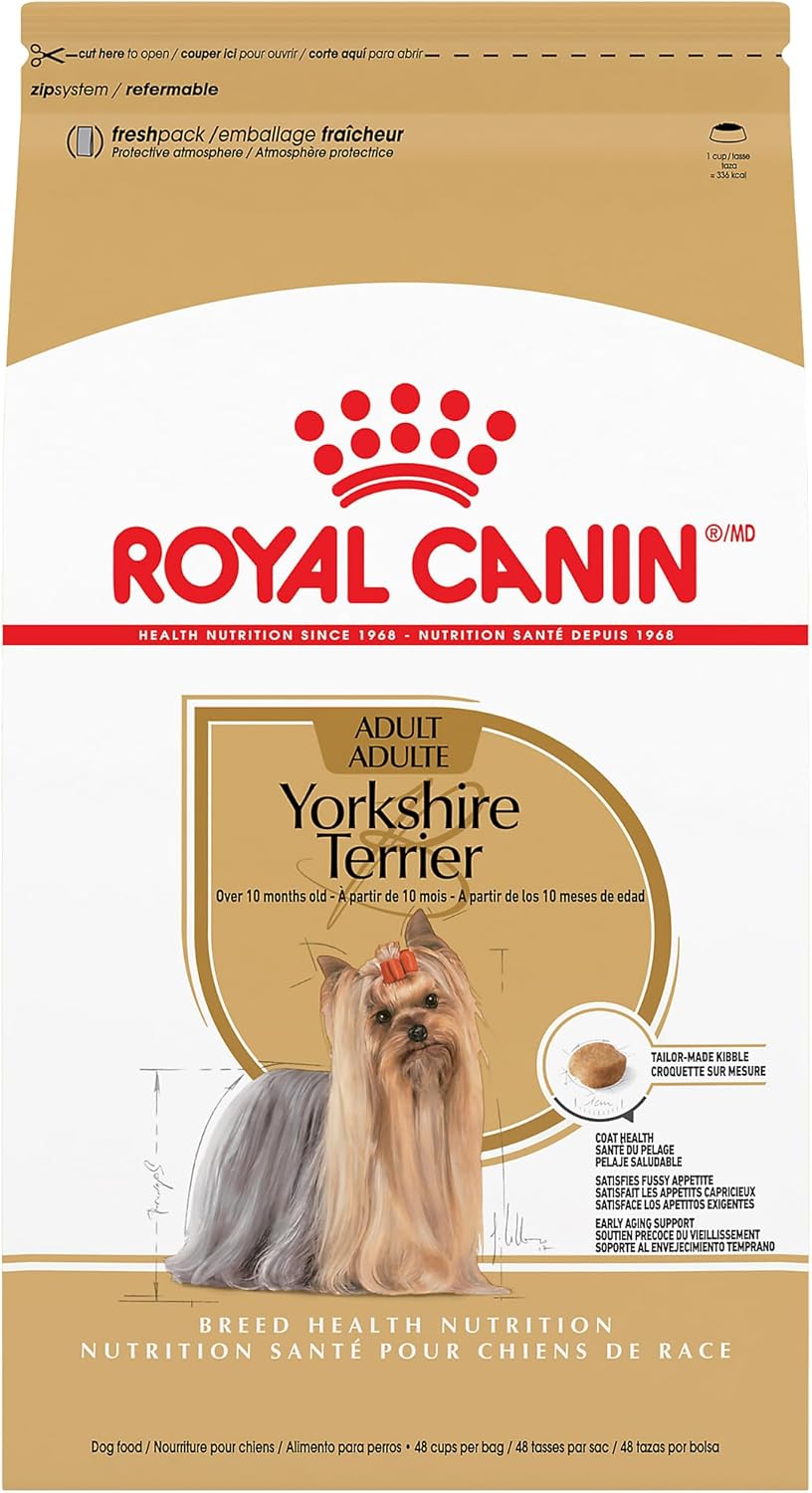 Royal Canin Yorkshire Terrier Adult Dry Dog Food, 2.5...