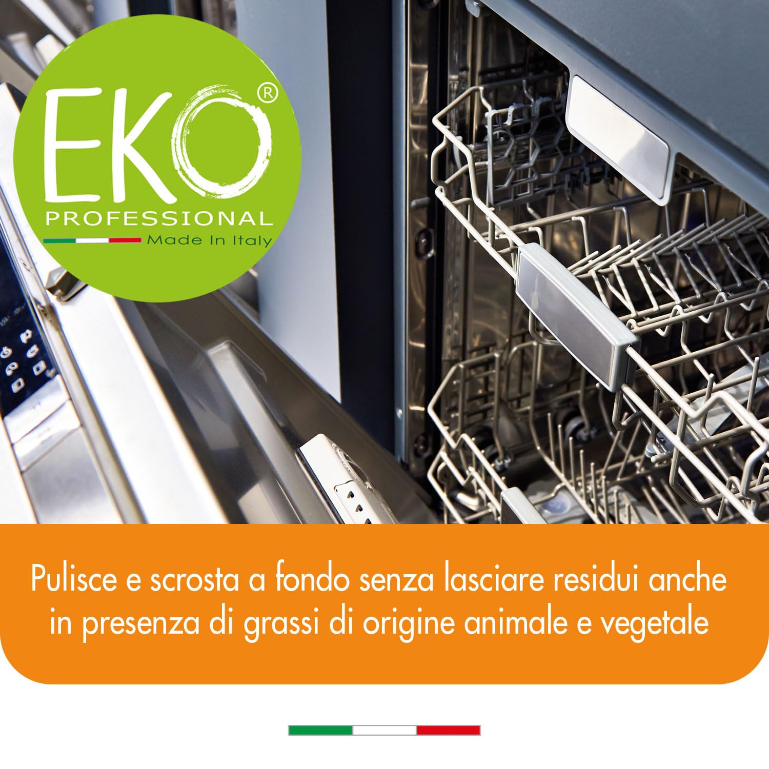 Detersivo Lavastoviglie Professionale, Lavabicchieri - Eko Professional, Ecologico 6Kg