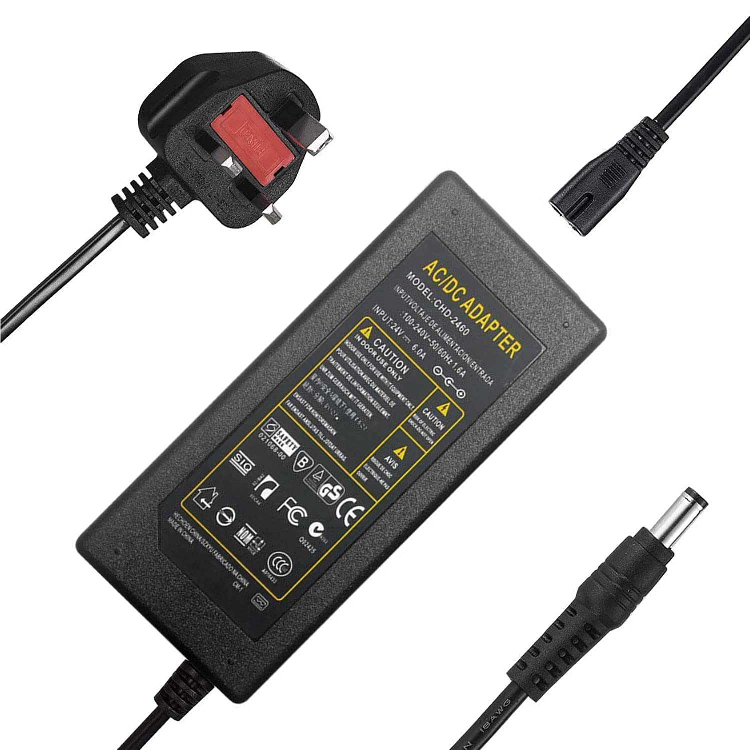 Upgraded 12V 2A AC100-240V To DC 12V 24W Power Supply Adapter Transformer For LED