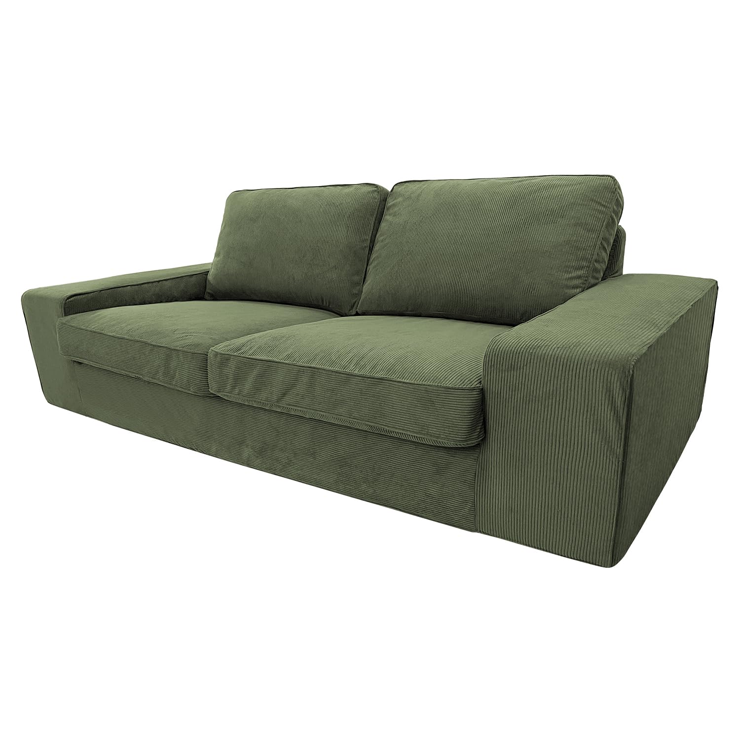 CRIUSJA Couch Cover ONLY! for IKEA Kivik 3 Seat Sofa (228cm), Sofa Covers for 2 Cushion Small Couch, Sofa Slipcovers for Living Room with Cushion Covers (608-29, 3 Seat)