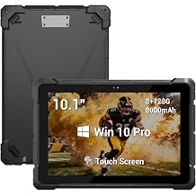 Rugged Tablet 10.1 Inch with Win 11 IP67 Waterproof & Shockproof Intel J4105 8GB/128GB - for Warehouse Data Acquisition Logistics Construction Site