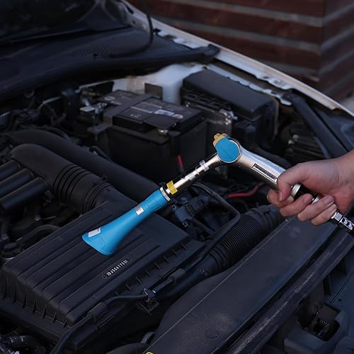 Miniatura 2 de GATTLELIC Pistola de limpieza de coche de alta presión, pistola de aire de soplado de aire para limpieza interior del automóvil con 2 boquillas,