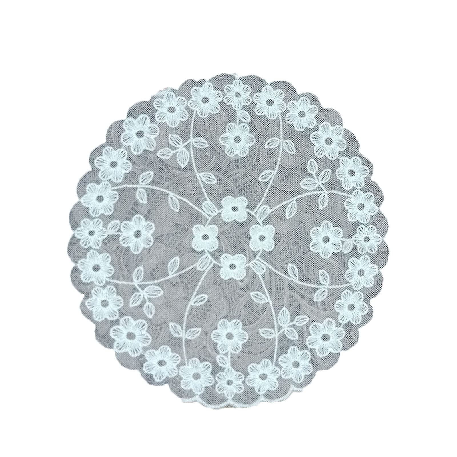 Sous-verres en maille dentelle pour sublimer vos repas de fête