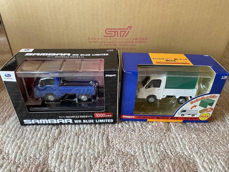 ダイヤペットアガツマ 1/36 スバルサンバートラックWRBLUELIMITED ダイヤペットアガツマ 1/36 スバルサンバートラック