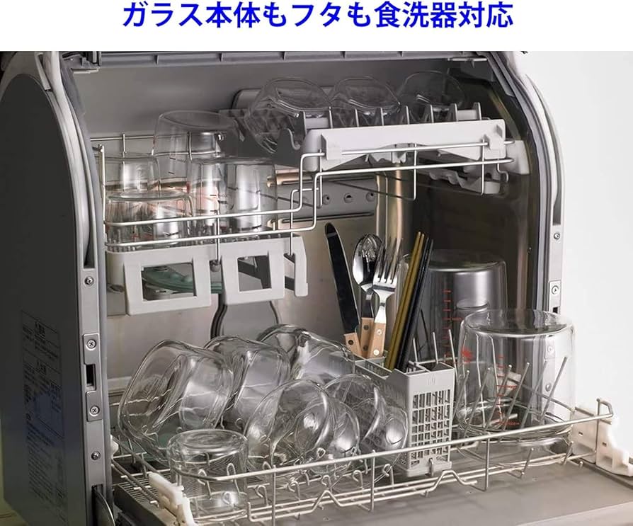 Amazon｜iwaki(イワキ) 耐熱ガラス 保存容器 アクアブルー 丸型 M