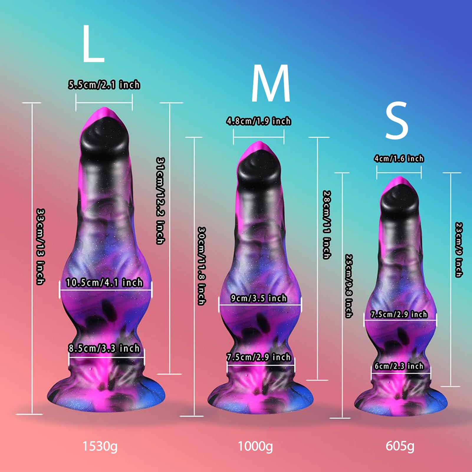 Dildo in silicone a forma di pene di cane, dildo animale, mostro, spesso, gigante, nodo, con ventosa, plug anale, punto G, massaggio alla prostata, dildo anale, giocattoli sessuali for don