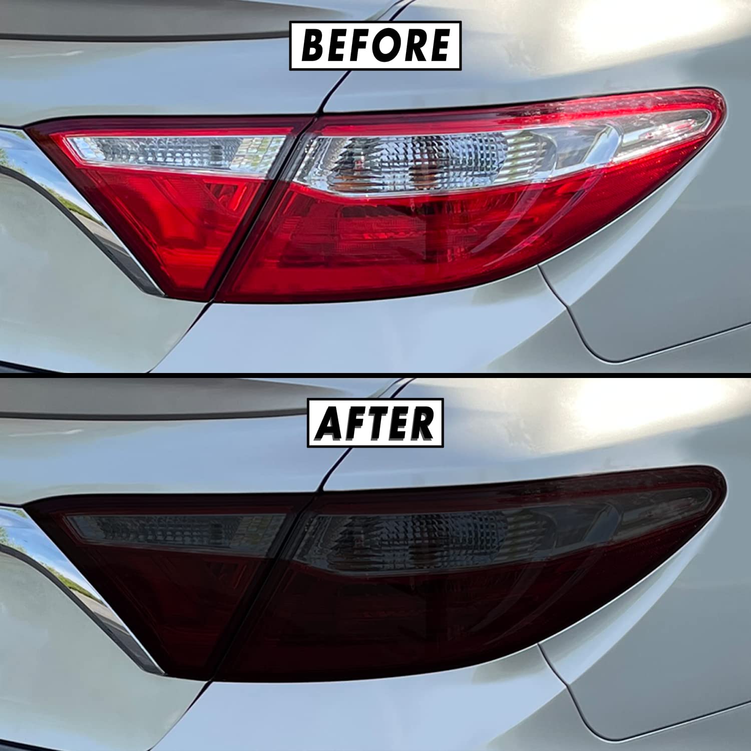 SlickMod PreCut Vinyl Smoke Tint for 2015-2017 Toyota Camry Tail Light (20% Dark Smoke)