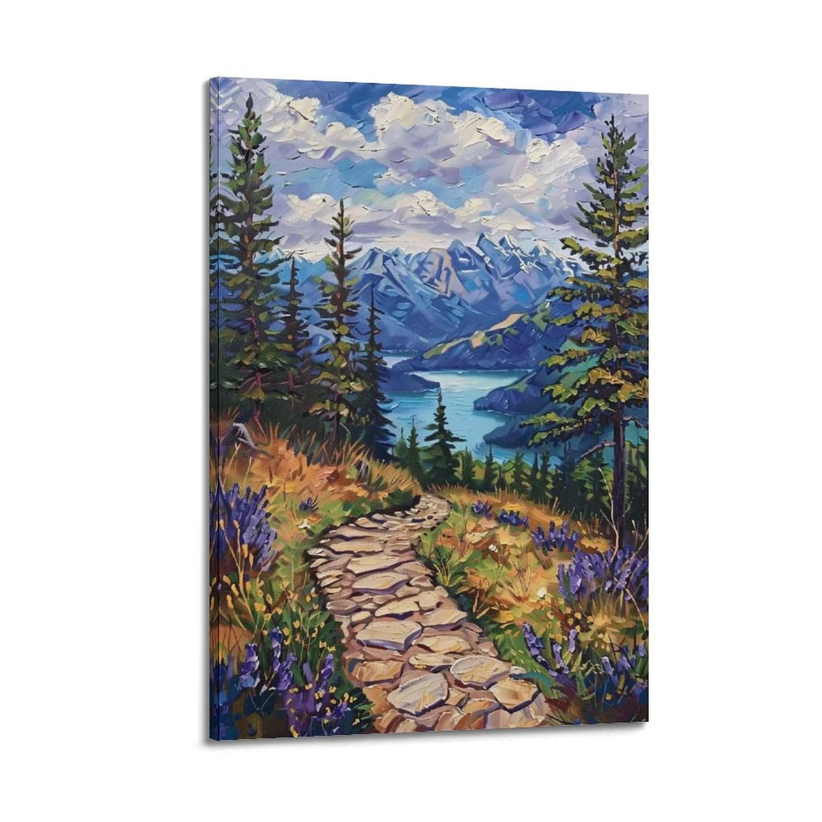 Affiches murales esthétiques Lake-Impasto pour une ambiance de chambre à coucher relaxante - 6