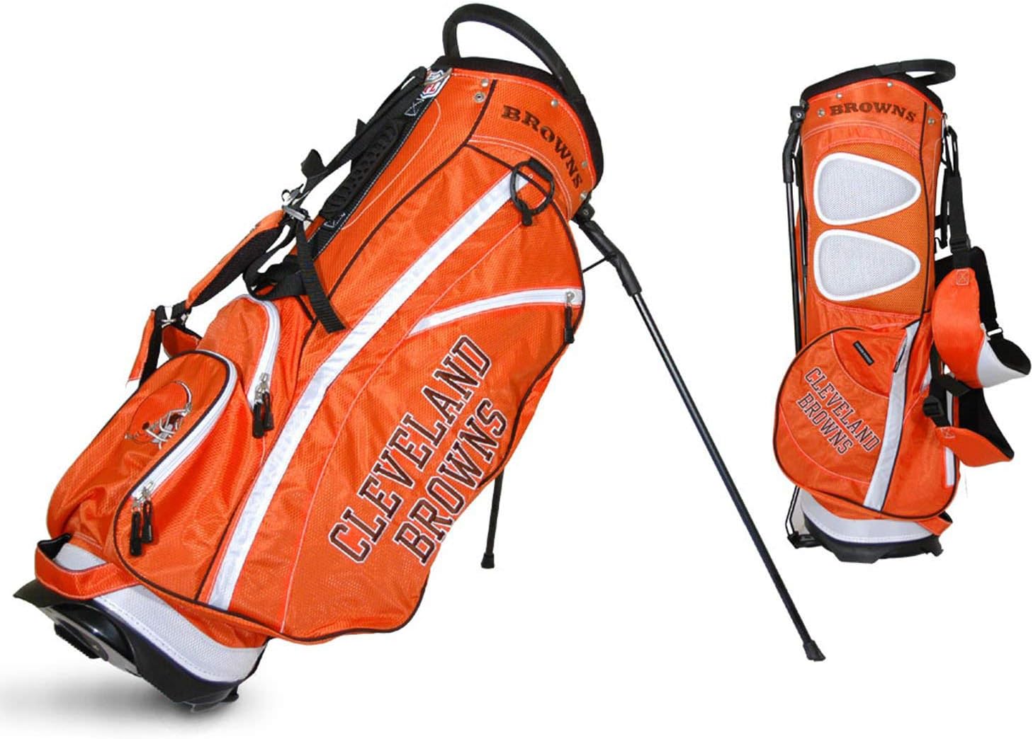 Team Golf NFL Dallas Cowboys Fairway Golf Stand Bag Fairway Golf Stand Bag, Lightweight, 14-Way Top, Spring Action Stand, Insulated Cooler Pocket, Padded Strap, Umbrella Holder & Removable Rain Hood