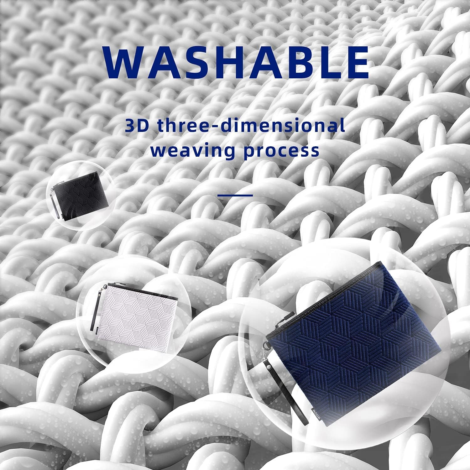 8.4 Inch Tablet Sleeve Bag 3D Knitting Fabric Fits iPad Mini 6/5/4/3/2/1, Galaxy Tab A7 Lite 8.7/Tab A 8.0/Tab A 8.4, Fire HD 8, Tab 8.0,Protective Bag Carrying Case, Washable Clutch Bag (Black) : Electronics