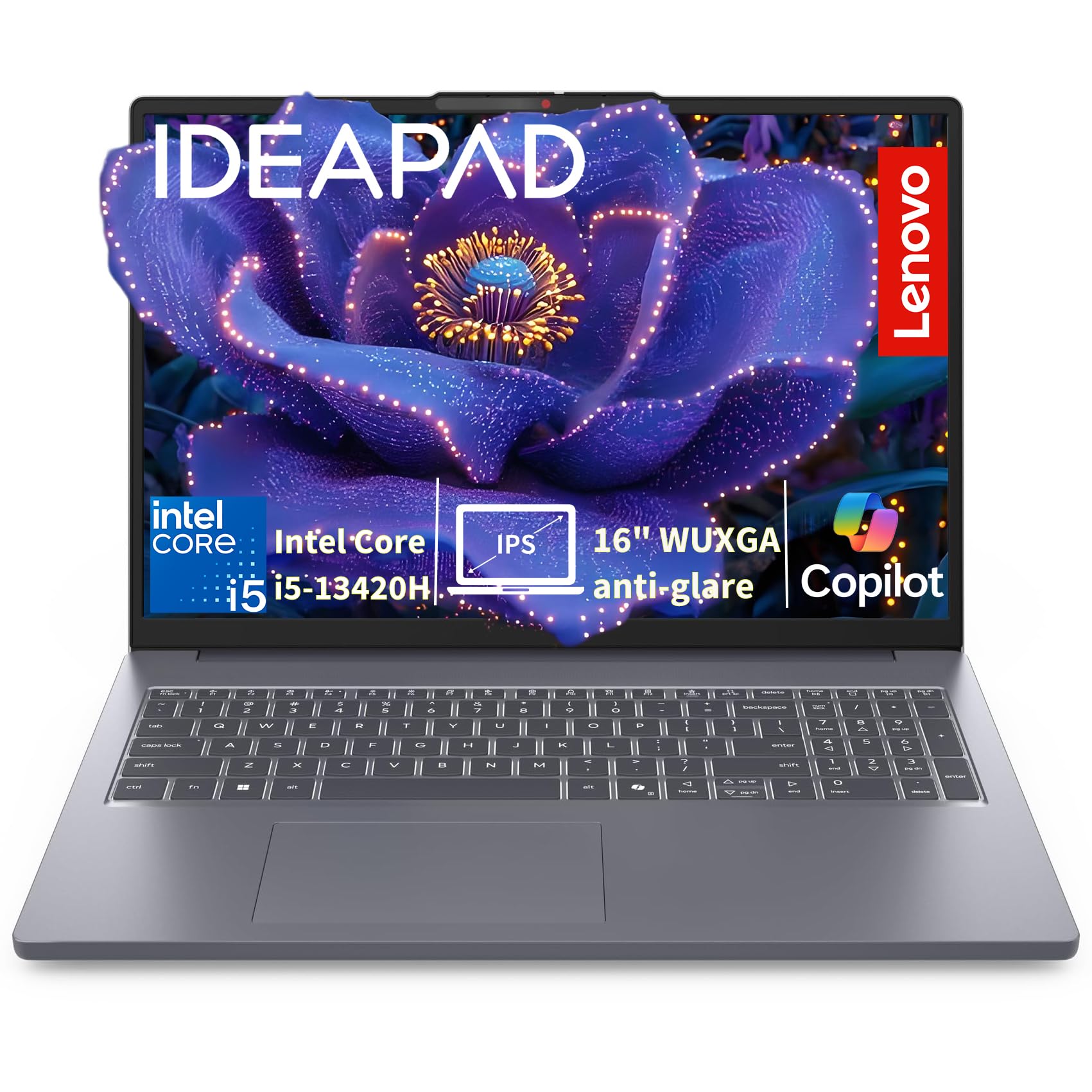 Amazon.com: Lenovo i5-13420H 8GB DDR5 256GB SSD Laptop | FHD