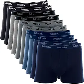 Kit 10 Cuecas Boxer Mash Masculina Algodão Cotton Respirável