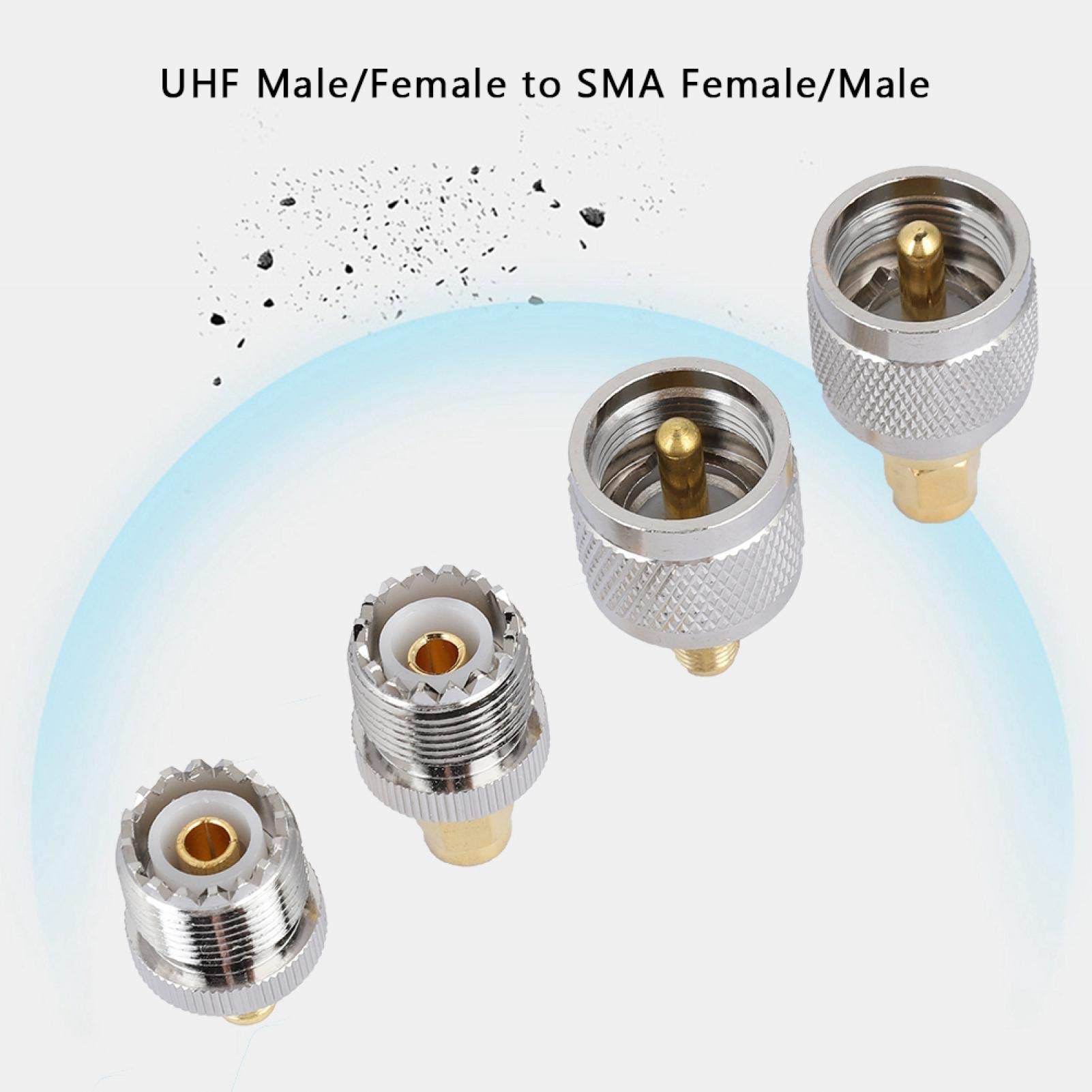 Adattatore Coassiale N Tipo Femmina-femmina – Rame, Acciaio Inox, Filettato – Connettore RF, Generico - 3