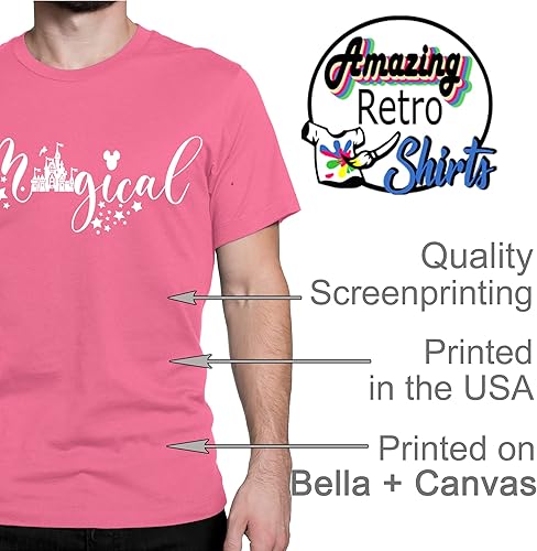 Miniatura 5 de Camiseta mágica de parque temático para vacaciones familiares, camiseta unisex de Disneyworld para adultos