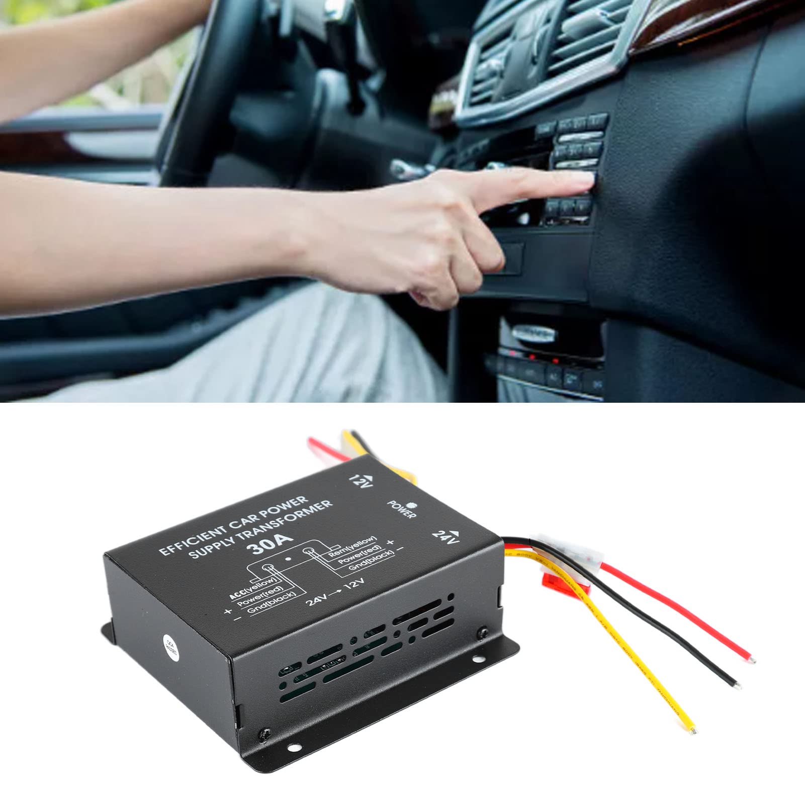 Trasformatore Adattatore Convertitore Di Tensione CC 36-72V 12V 20A 240w Per Applicazioni Di Sensori Di Controllo Industriale 95253313 - Foto 4