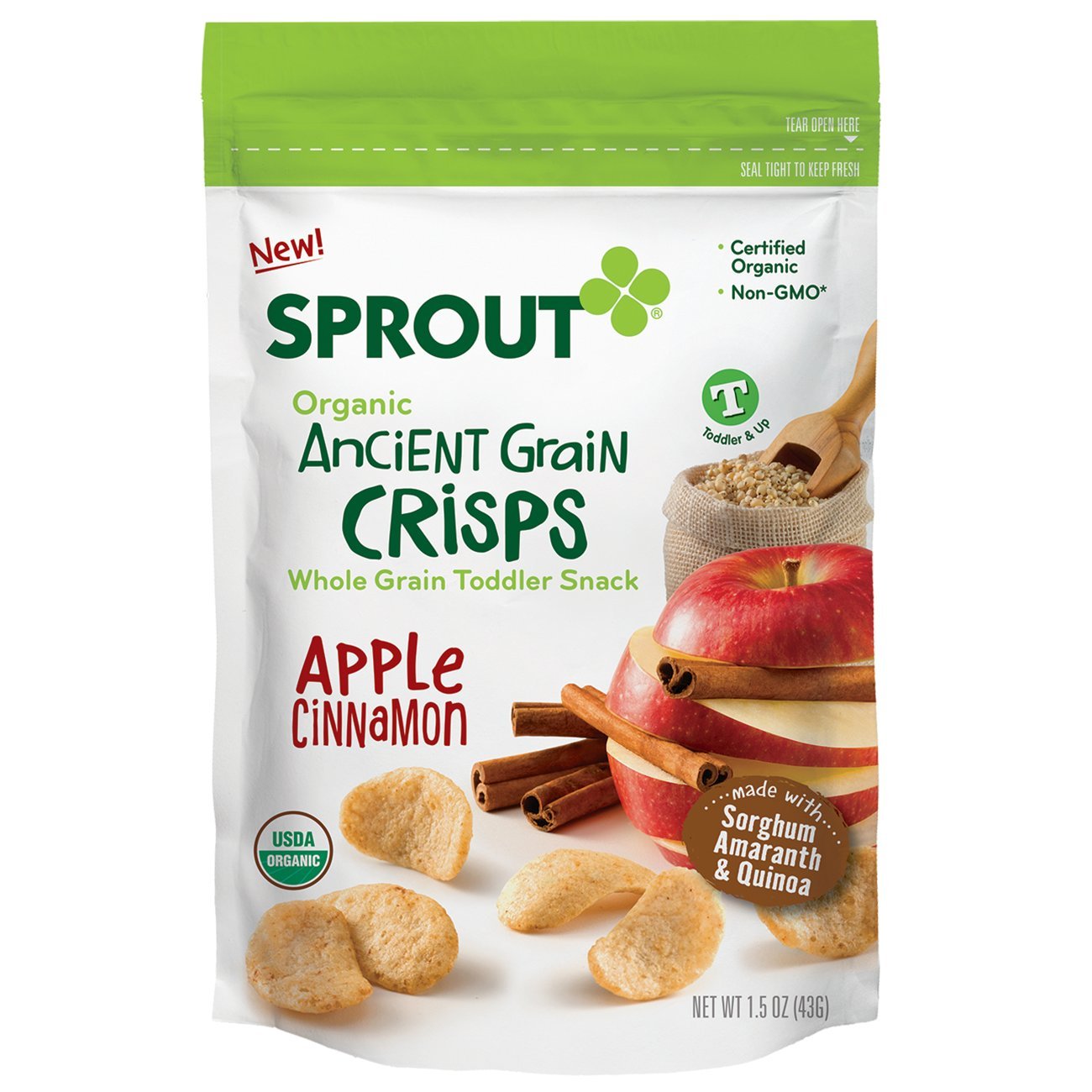 Sprout Organic Baby Food, Sprout Ancient Grain Crisps
