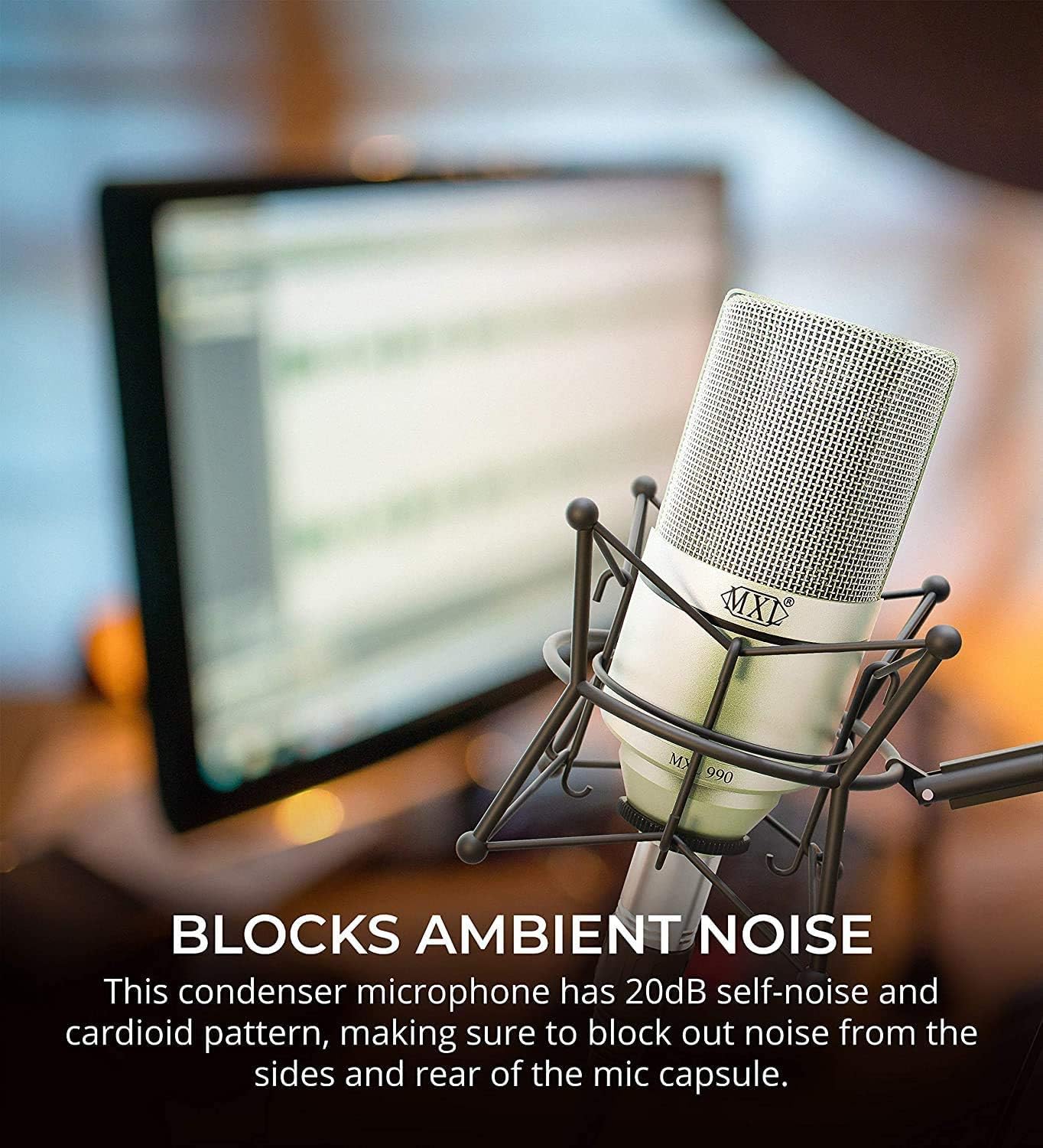 🔥 Hоt Dеаlѕ MXL 990 Cardioid Condenser Microphones for Vocal and Acoustic Instrument Recording (2-Pack, Champagne) Bundle with Blucoil 10-FT Balanced XLR Cables (2-Pack)