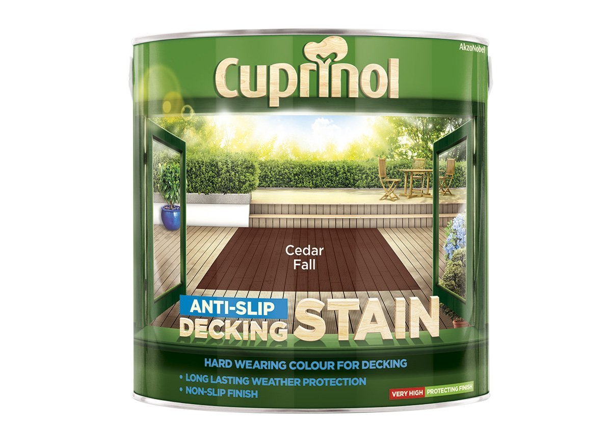 Transparent Anti Slip Decking Stain Cedar Fall 2.5 Litre