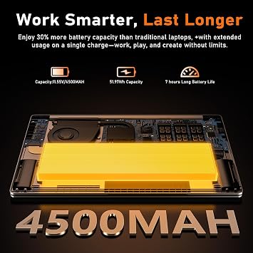 Gaming Laptop, 16 Inch Lap Top Computer 2026 with Ryzen 7 5825U Processor, 16GB DDR4, 1T SSD, Window 11 Pro, Backlit Keyboard, FHD Display 1920*1080P, WiFi 6, HDMI, for Student, Office, Business