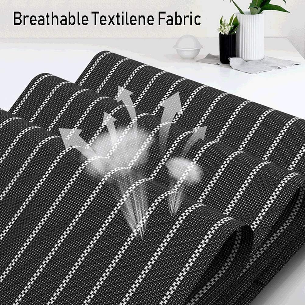 Sun Lounger Garden Chairs Foldable Deck Chair Reclining Garden Home Chair, Outdoors Folding Sun Lounger Zero Gravity Patio Recliner Chair, Supports Up to 200kg (Color, Black-b),Black-b