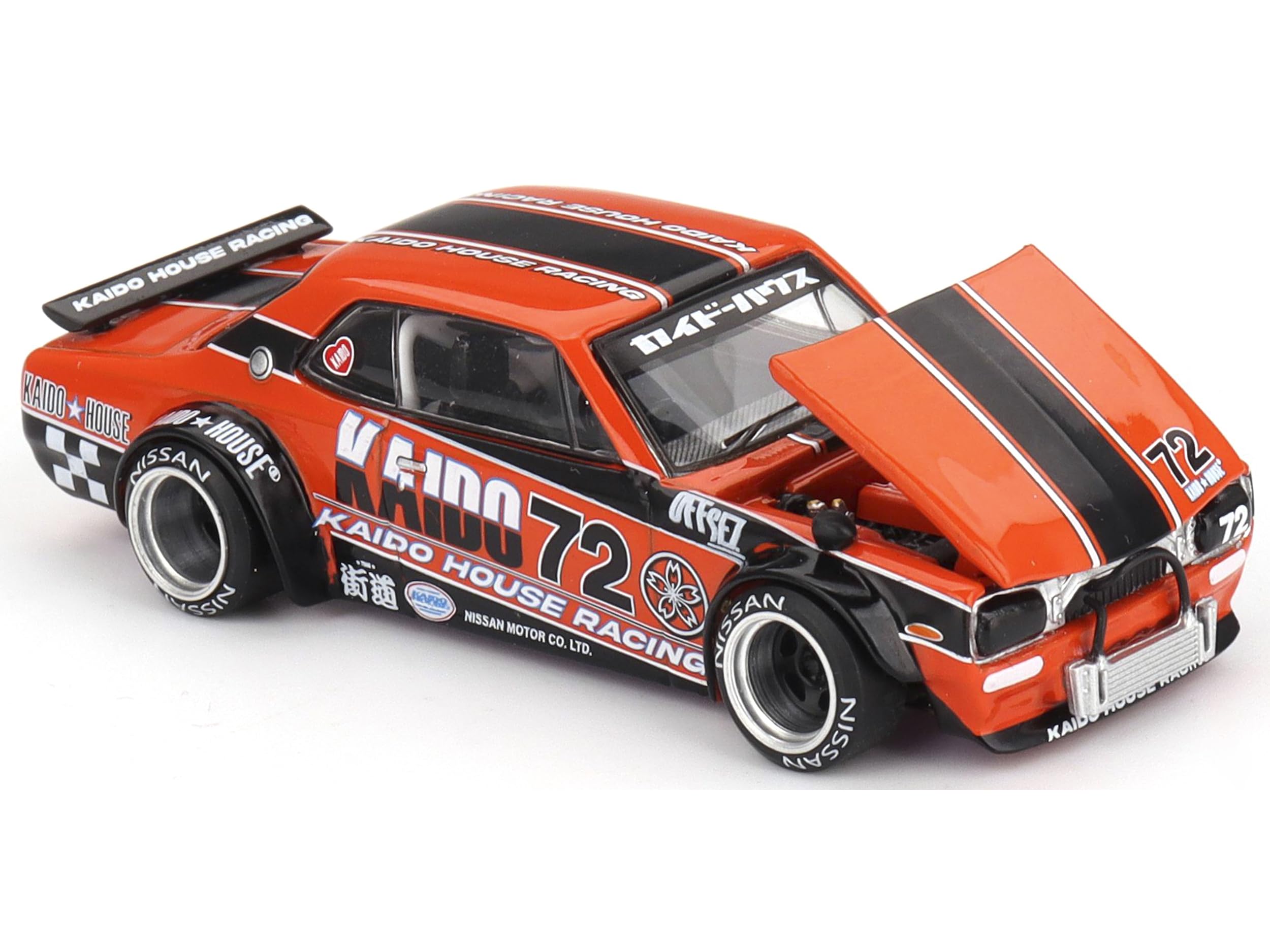 NISSAN SKYLINE GT-R (KPGC10) N 72 KAIDO HOUSE RACING V1 1969 RED