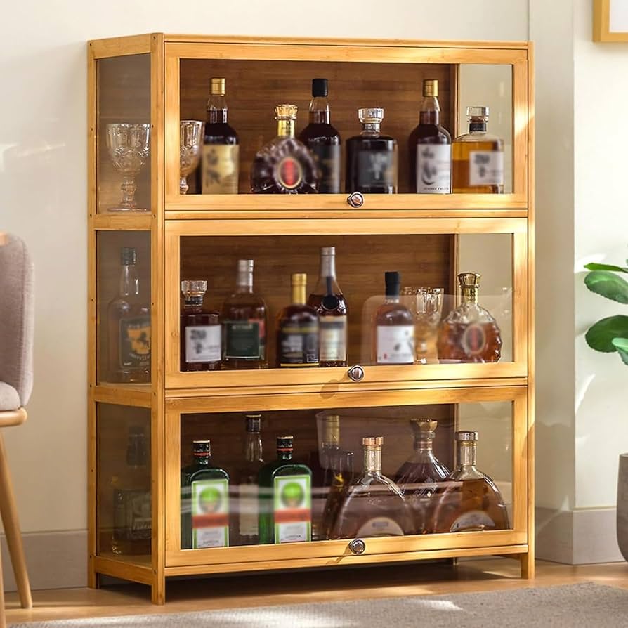 Amazon.co.jp: MDDKOP ウイスキー 棚 おしゃれ 酒棚 ワインバー