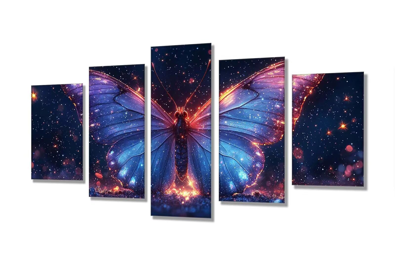 Diamentowa sztuka, marzenie, motyl, malarstwo diamentowe, 5 sztuk, zestawy do haftu krzyżykowego dla dorosłych, 5D DIY, kryształowe zestawy rzemieślnicze, dla początkujących, pełne okrągłe wiercenie