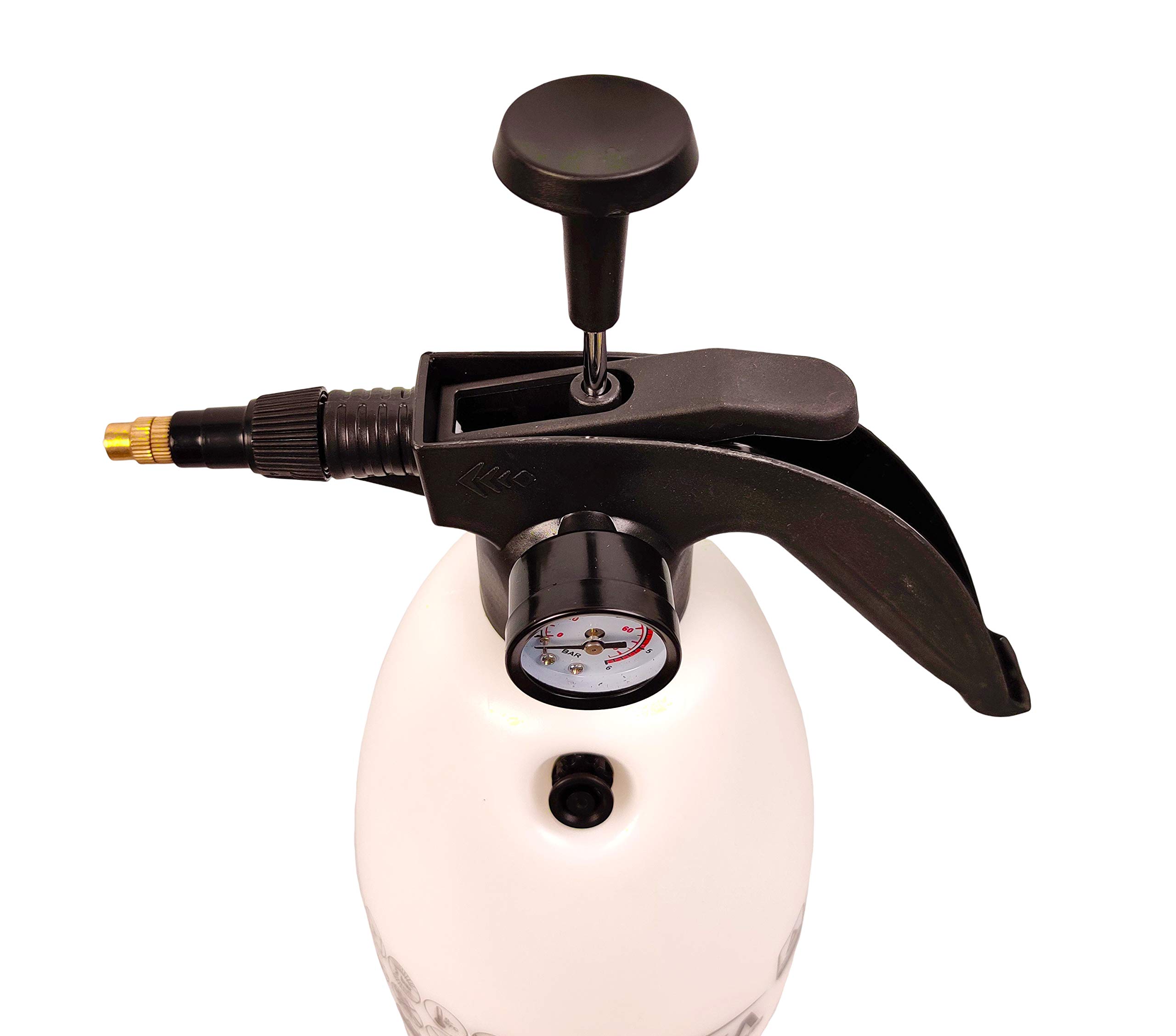 FUJIAKA WS/2G, Handheld Garden Sprayer Manual Pressure Pump for Plant Spraying and Household Cleaning or Sanitising, 2 litres, GS Certified, White (Pack of 1) - Image 5 thumbnail
