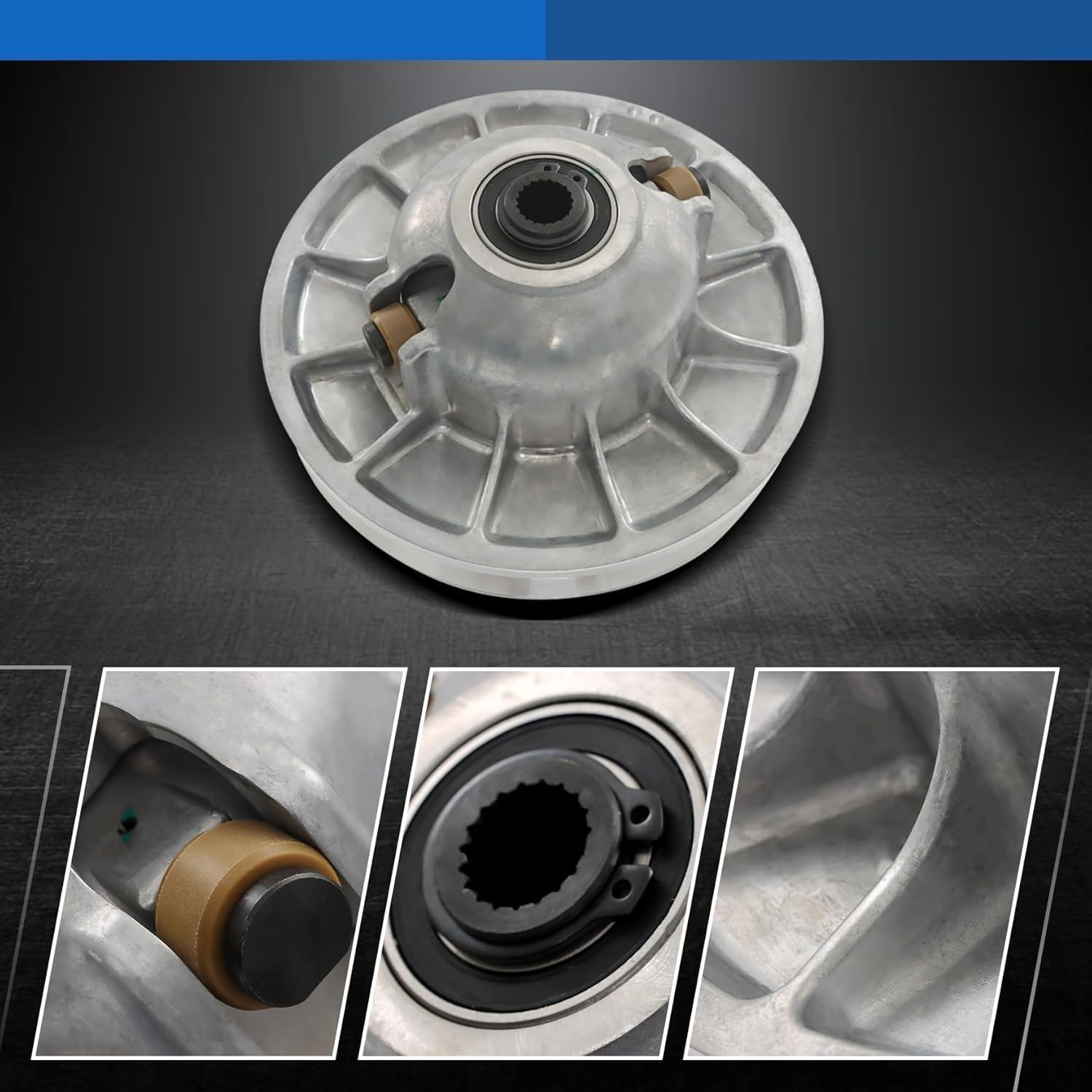 Secondary Driven Clutch Replacement for Polaris Ranger RZR ACE 570 2013-2025 1323038 1323070 1323119