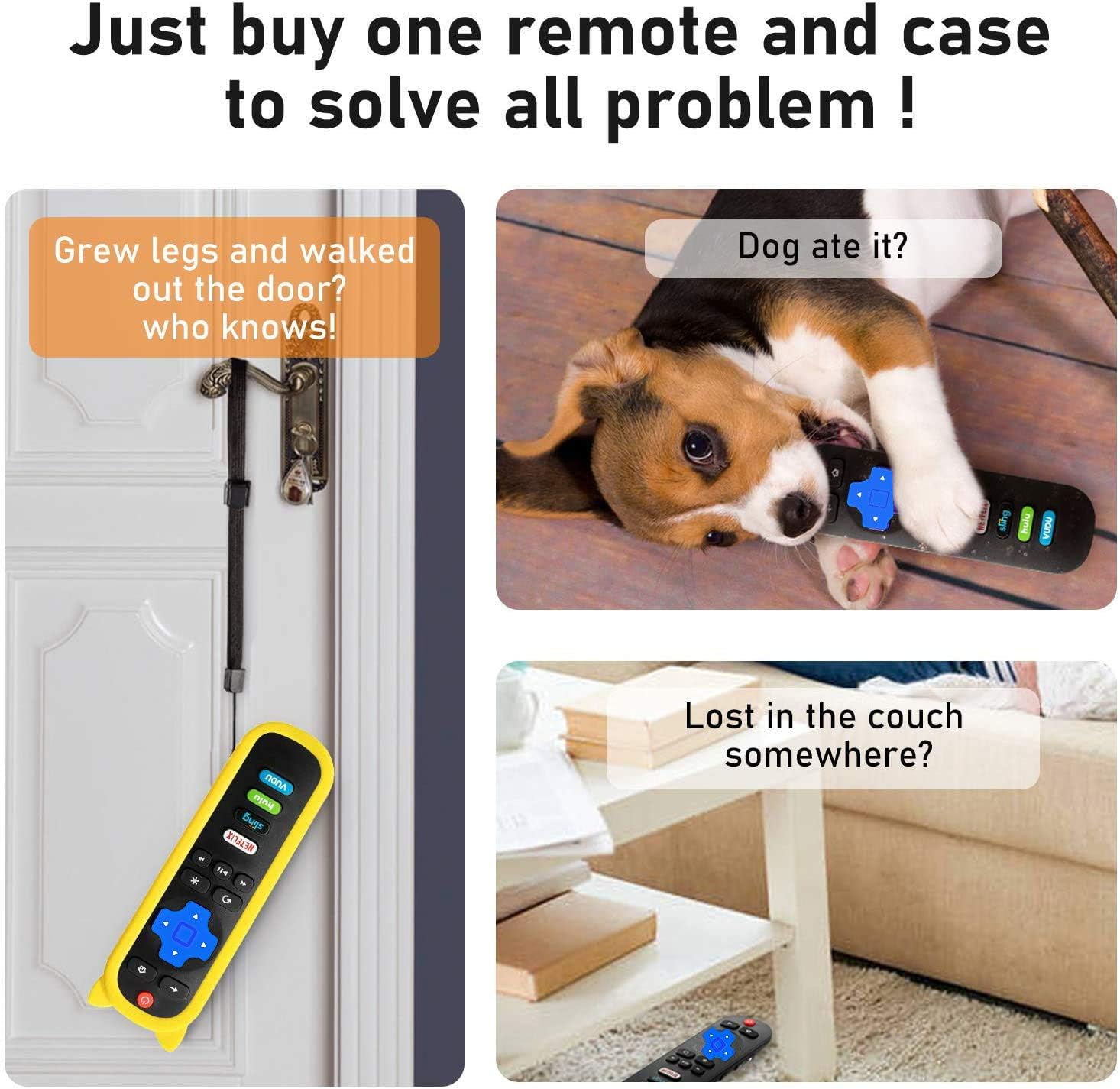 Cheap Bedycoon Remote Control Compatible with TCL roku TV RC280 55UP120 55us57 55S401 49S405 65S405 65s401 55s405 32S3850 32S3700 40FS3800 32S3800 2017 2018 TV and Case Cover Strap,and Batteries