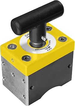 Magswitch MagSquare 600 Magnetic Welding Square Base Clamp Holder for Welding Kit, Tools, Supplies and Accessories, Magnet Switch with On/Off Capabilities, 600 lb Holding Force