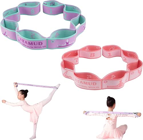 2 PCS Stretch Strap for Kids Dance Elastic Band for