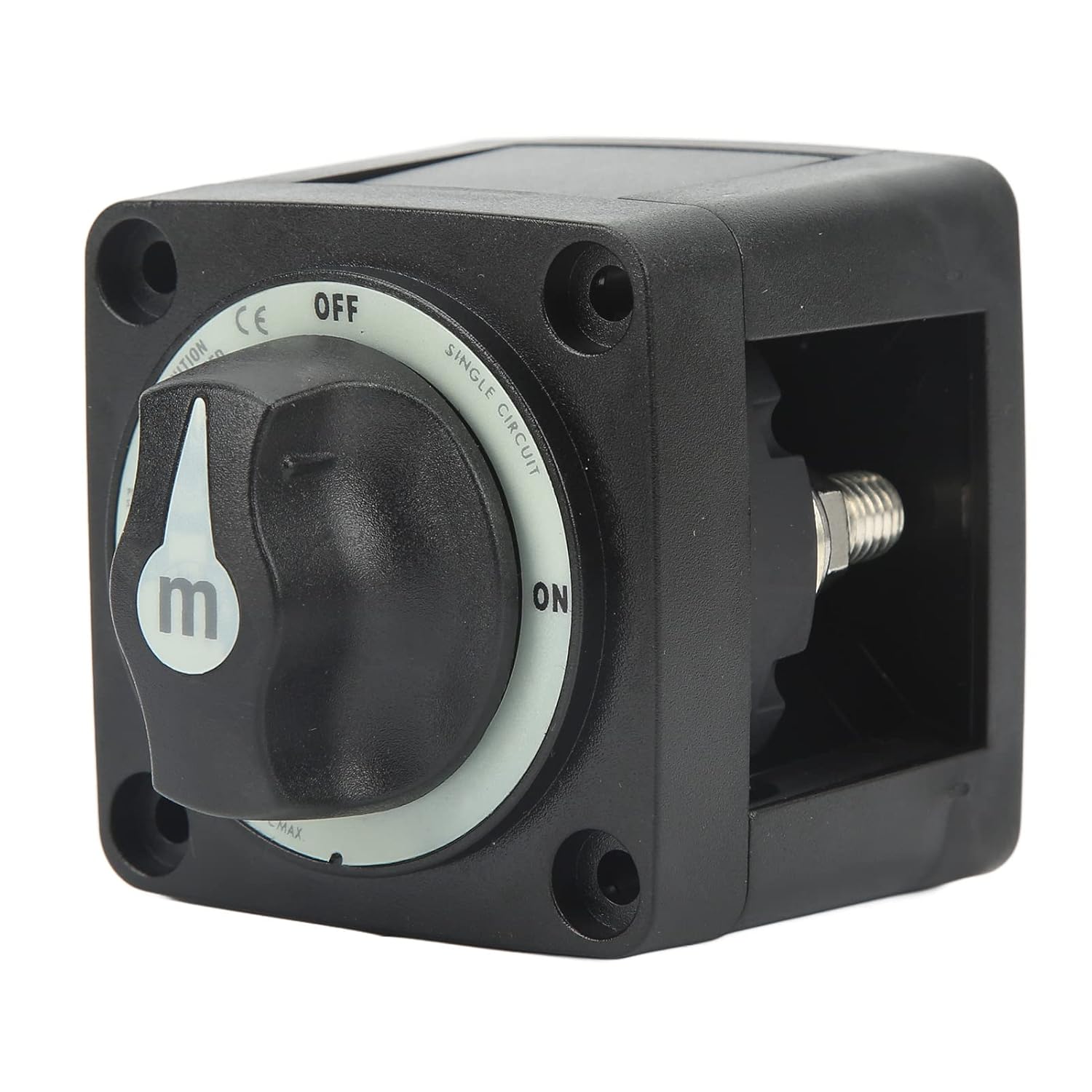 Battery Disconnect Switch, 300A Single Circuit Battery Cutoff Isolator, IP66 Ignition Protection for RV Boat