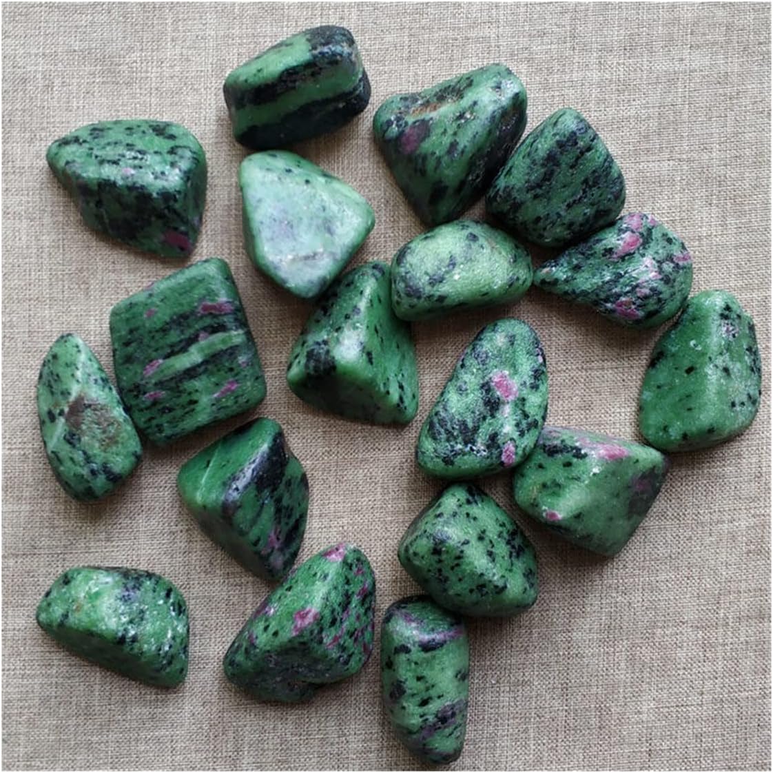 Crystal Stone Home Decor Natural Ruby Crystal Specimen Material Tumbled Energy Stone for Room Decor