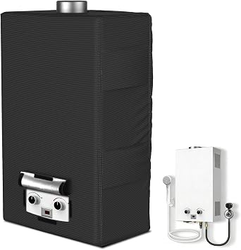 COSHNIBI Outdoor Tankless Water Heater Cover,Suitable for 10L 2.64 GPM Portable Camping Water Heater, Waterproof and Dustproof Four-Season Protective Cover