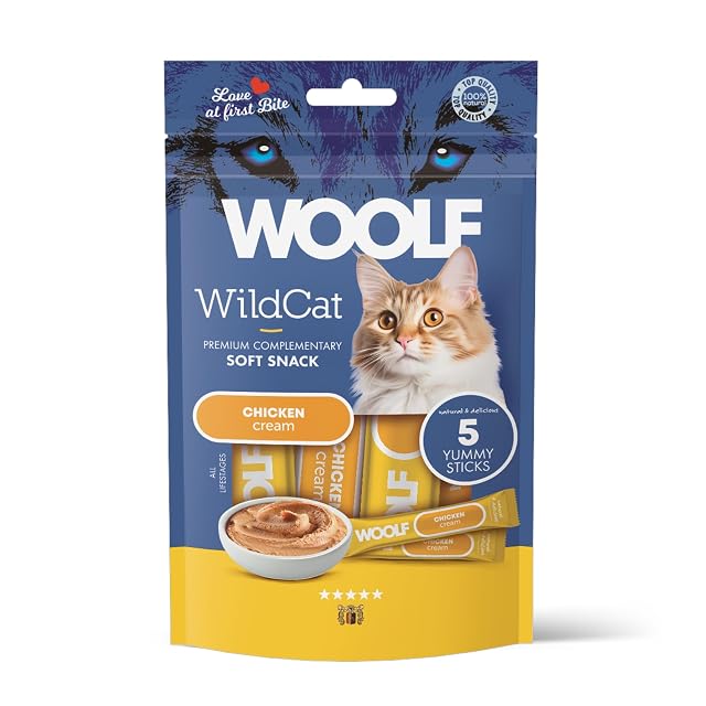 Snack Líquido para Gatos Sin Cereales con Pollo Natural - Textura Cremosa, Topping Hidratante para Gato