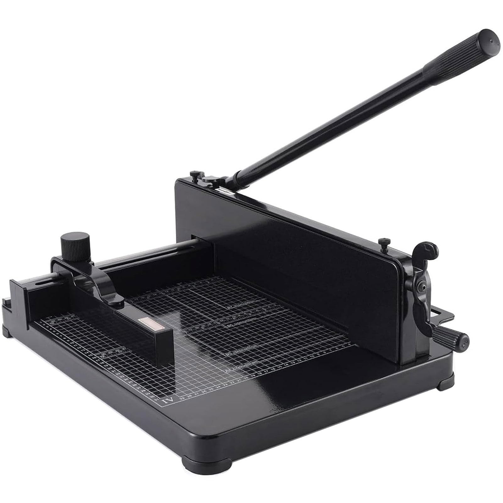 Taglierina per carta resistente, a ghigliottina industriale, tagliacarte manuale A4/A3, capacità 400 fogli, per tagliare carta, pelle, PVC, tessuto
