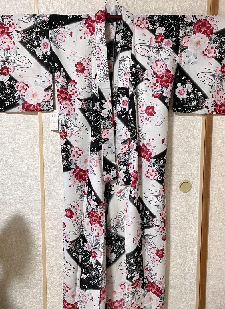 赤地 蝶模様 浴衣 153〜170cm 赤地 蝶模様 浴衣 153〜170cm 赤地 蝶模様 浴衣 153〜170cm 楽天