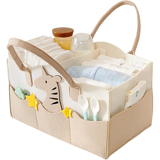 MOM CARE Baby Diaper Organizer Bag - Brown
