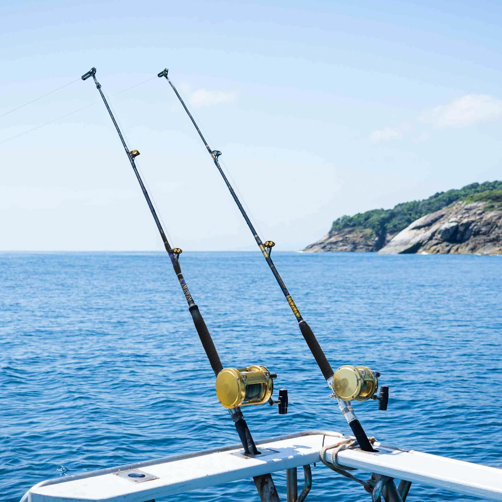 Amazon.com : Topline Tackle 2-Pieces Deep Sea Fishing Rods, Topline Tackle Fishing Pole with 3+1 Roller Guides,Trolling Fishing Rod for Salt Water (BlueSpear-5'-Bent, 100LB) : Sports & Outdoors Amazon.com : Topline Tackle 2-Pieces Deep Sea Fishing Rods, Topline Tackle Fishing Pole with 3+1 Roller Guides,Trolling Fishing Rod for Salt Water (BlueSpear-5'-Bent, 100LB) : Sports & Outdoors