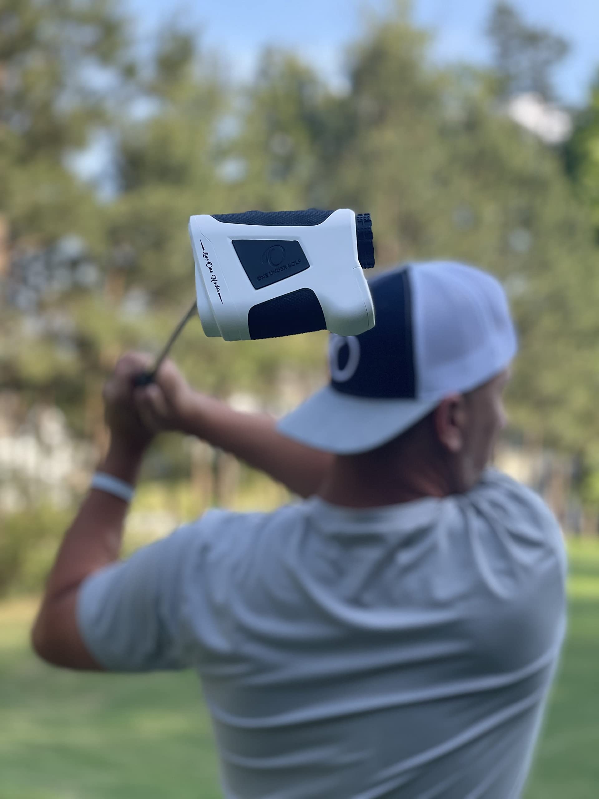 Buy Elite Golf Rangefinder by One Under Golf Sleek Design with Built
