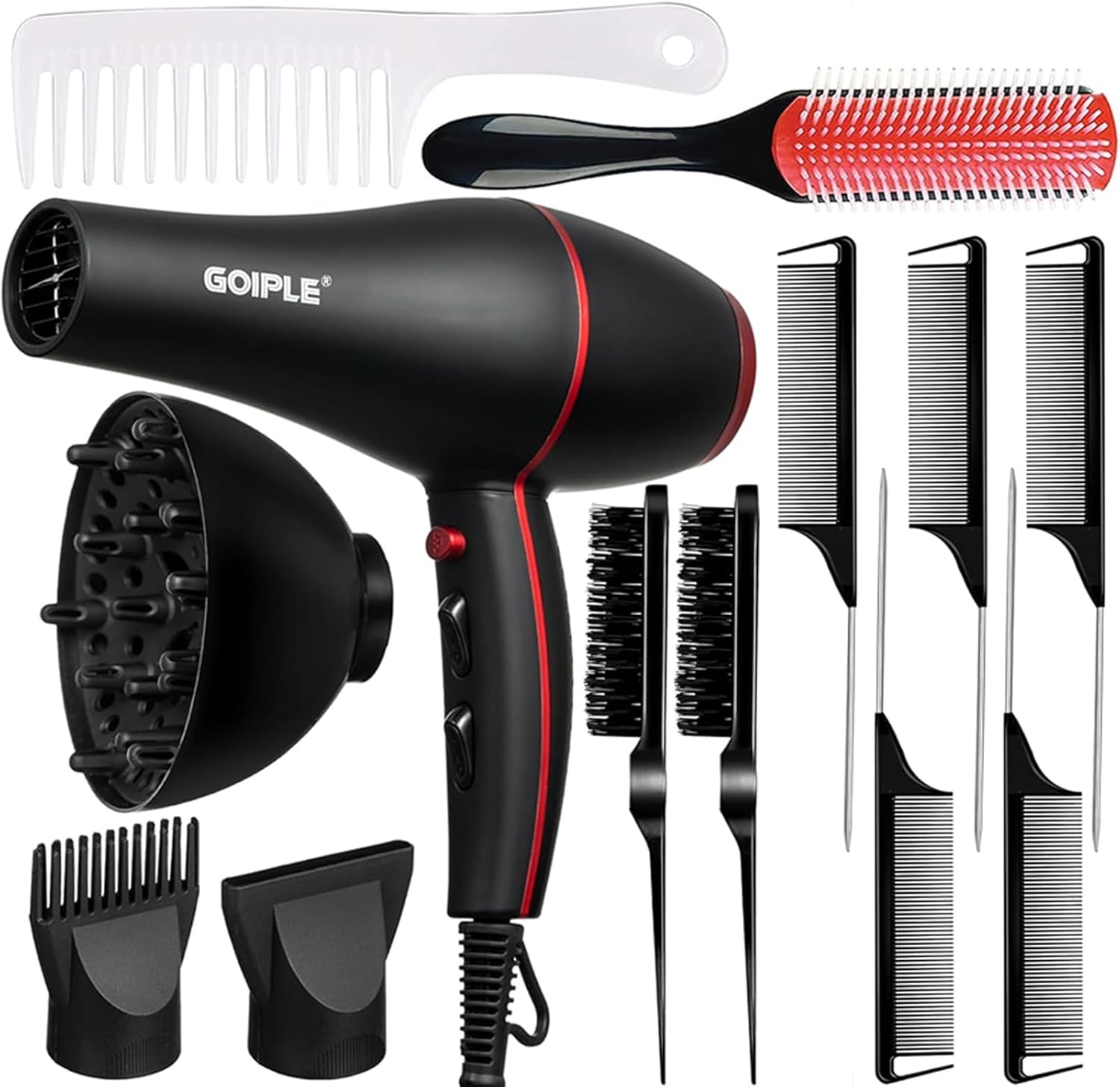 Hair Dryer, NEXPURE 1800W Professional Ionic Hairdryer For Hair Care, Powerful Hot/Cool Wind