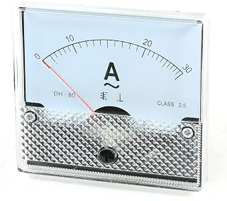 New Lon0167 Fine Tuning AC 0-30A Current Analog Panel Meter Ammeter Tester(Feinabstimmung Vo_n AC 0-30A StromzÃ¤hler AmperemeterprÃ¼fgerÃ¤t